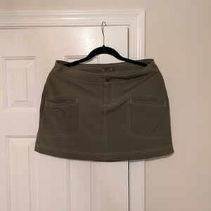Prana Olive Mini Skirt
